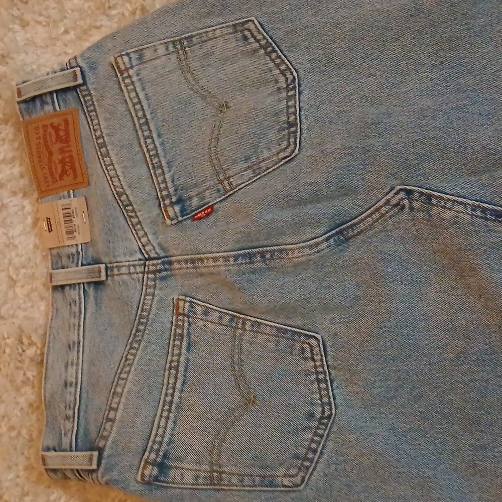NWT LEVIS LONG ICON DENIM SKIRT - Picture 6 of 8